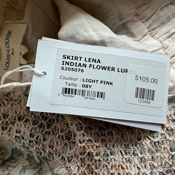 NWT Louis + Louise Girls Flora Lena Skirt Sz 8 - Picture 5 of 5